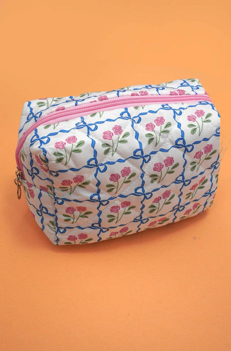 Quilted Makeup Bag