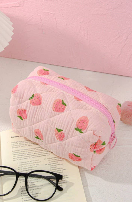 Quilted Makeup Bag