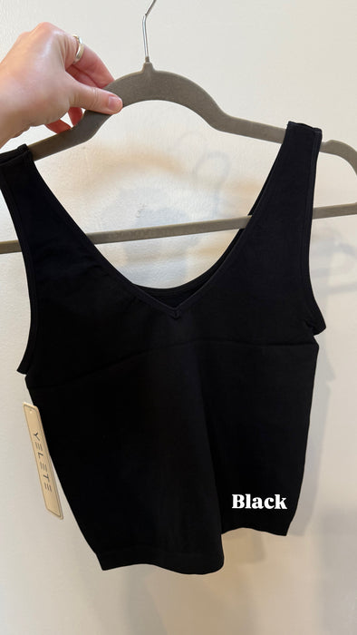 Cropped Buttery Soft Reversible Tank Top
