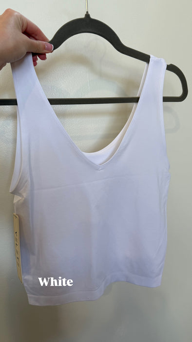 Cropped Buttery Soft Reversible Tank Top