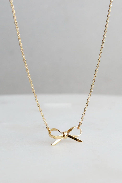 The Sweet Bow Necklace