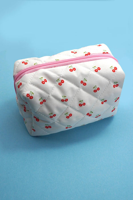 Quilted Makeup Bag