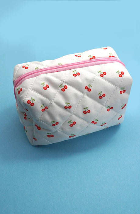 Quilted Makeup Bag