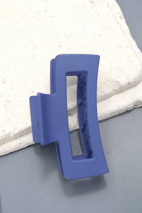 Blue plastic clip 
