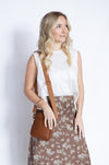 brown crossbody purse