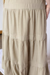 Striped Smocked Tiered Maxi Dress
