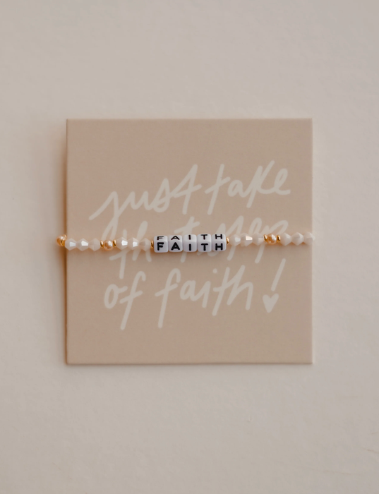 Faith Beaded Bracelet
