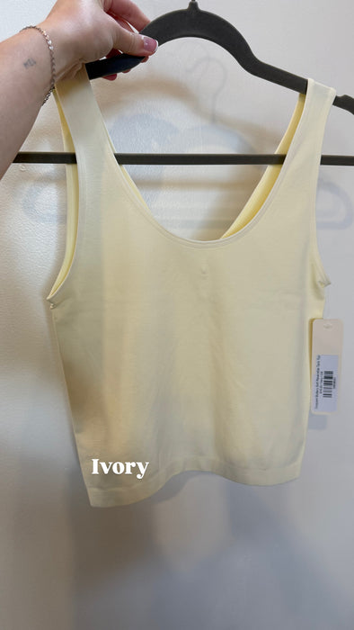 Cropped Buttery Soft Reversible Tank Top