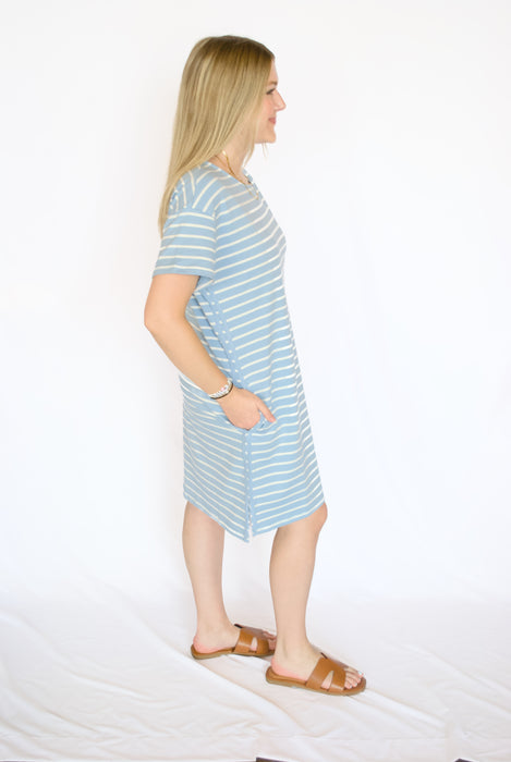 Striped T-Shirt Mini Dress