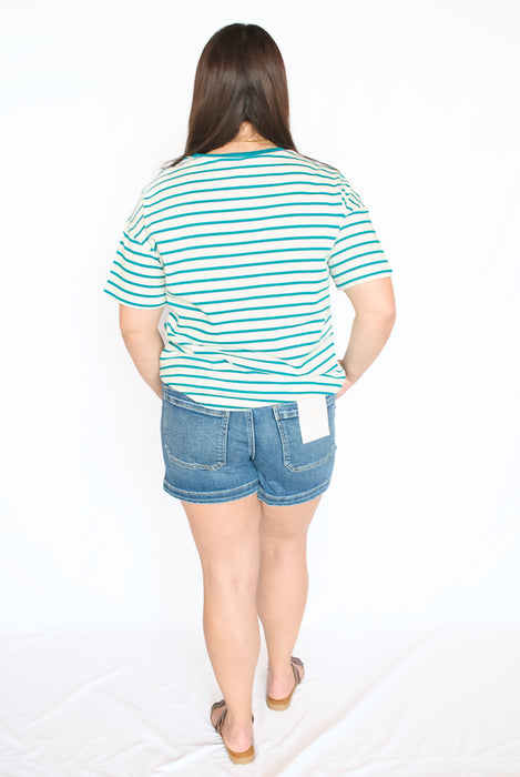 Classic Striped Knit Top