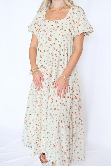 The Autumn Bloom Floral Midi Dress