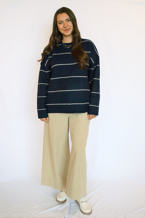 Mineral Wash Wide Leg Pants