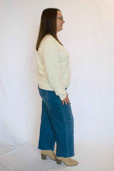 Pom Pom Knit Sweater