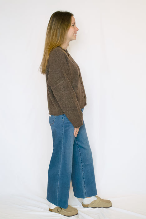 Lightweight Button Down Knit Cardigan