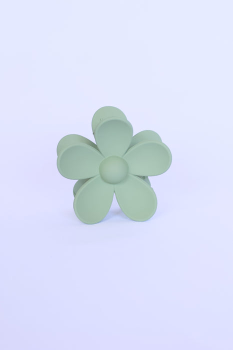 Matte Flower Hair Claw Clip
