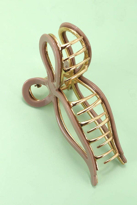 Elegant Bow Hair Claw Clip | Cellulose Acetate Hair Accessory