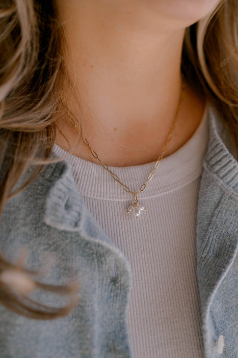 Genesis 1:27 Pearl Necklace