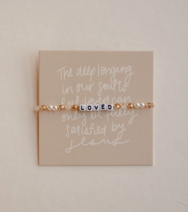 Loved Beaded Bracelet