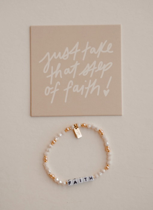 Faith Beaded Bracelet