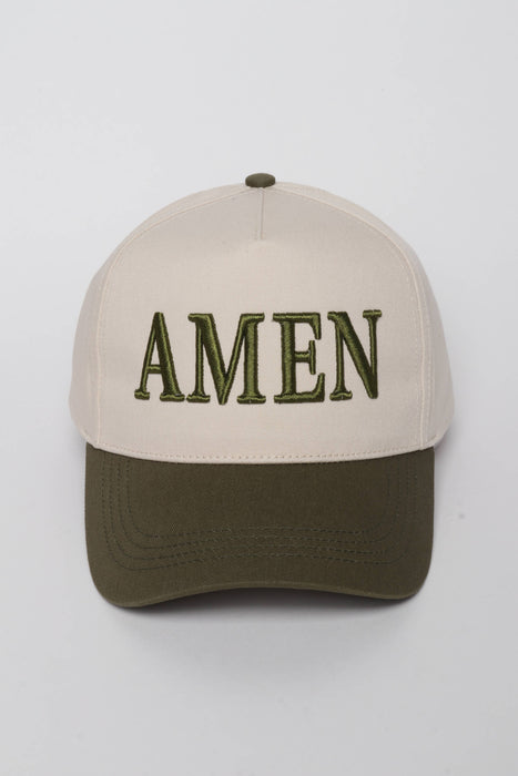 AMEN Embroidered Baseball Cap