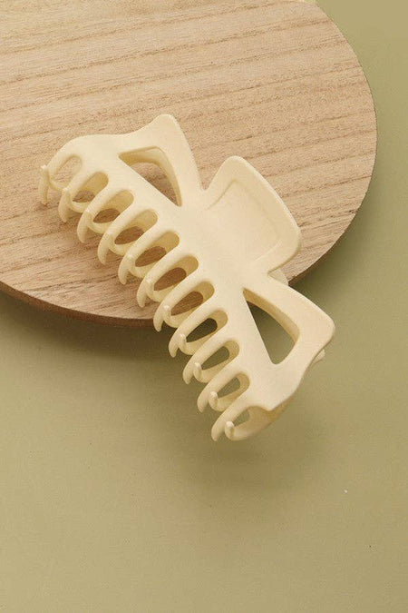 Beige hair clip