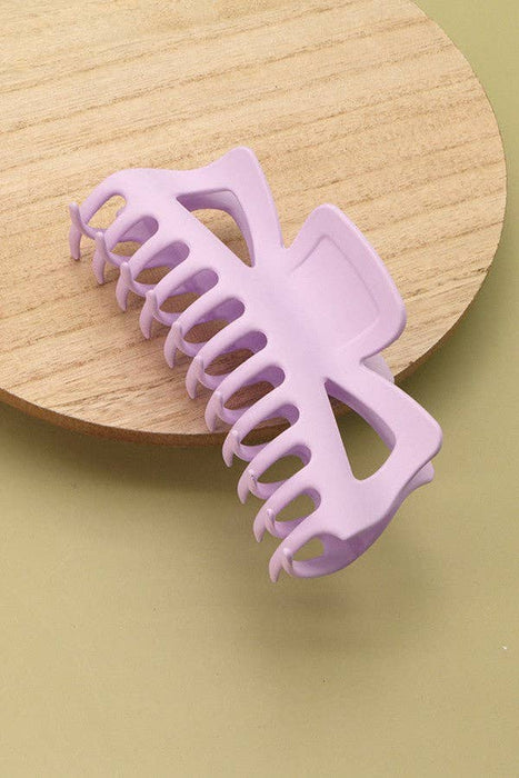 purple claw clip