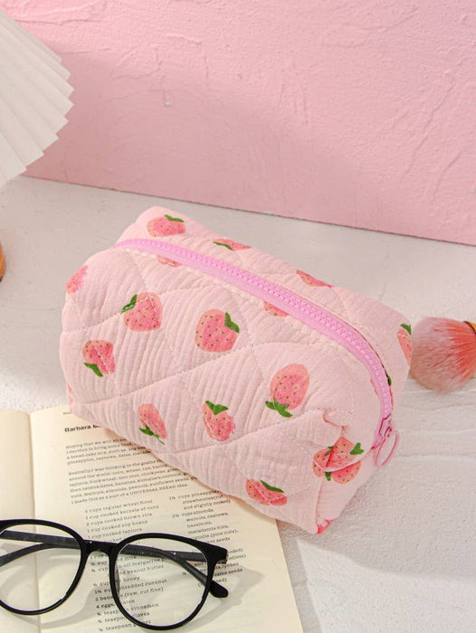 Quilted Makeup Bag