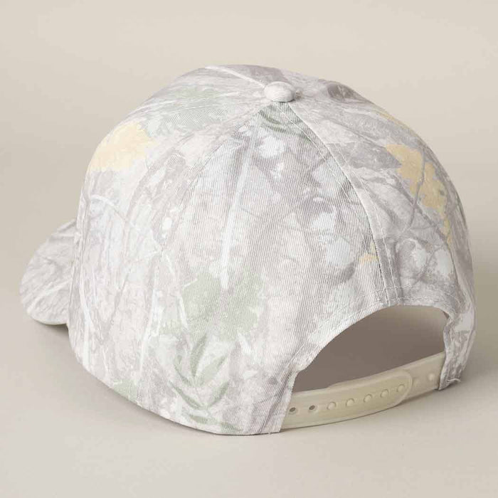 Cap with white 'USA' text and camo pattern 