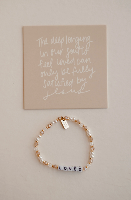 Loved Beaded Bracelet